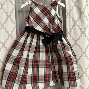 Polo by Ralph Lauren Red Plaid Kids Dress